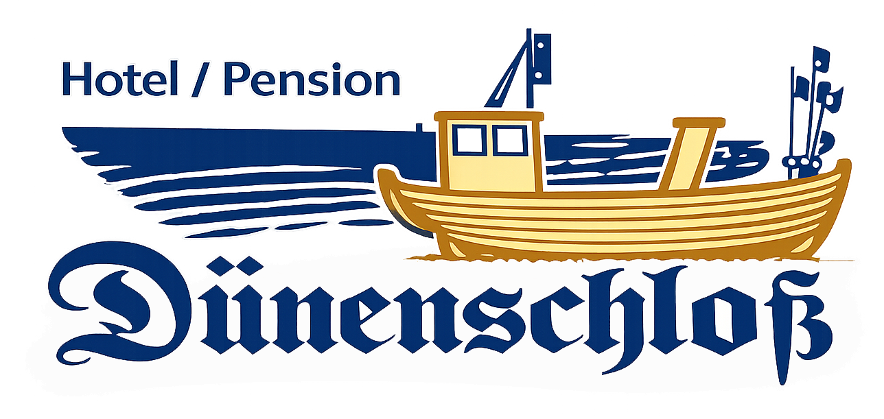 logo-weiss Hotel Pension Dünenschloß